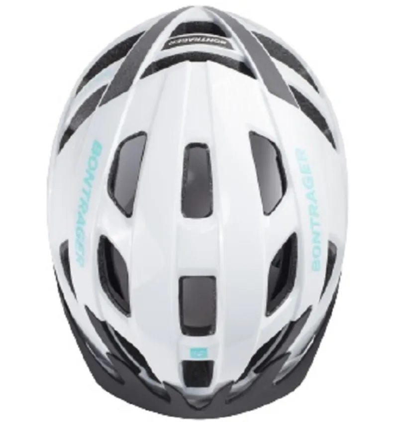 Bontrager Solstice Bike Helmet White/Miami Green-5